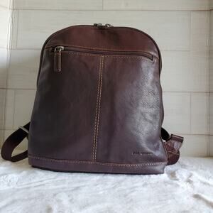 Jack Georges Voyager Collection Small Backpack Leather